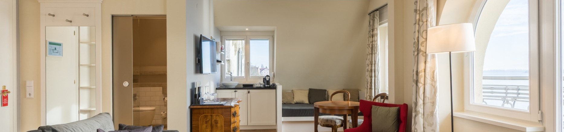 Junior Suite Villa Seeburg Wohnbereich