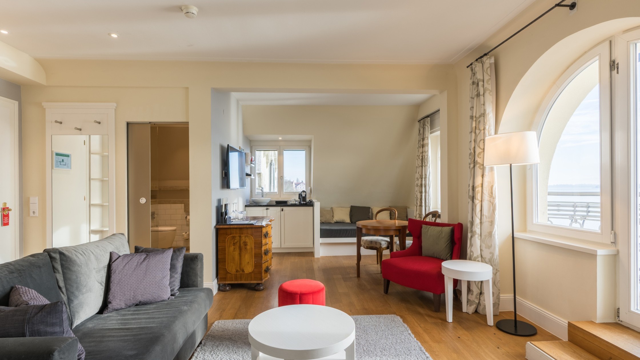 Junior Suite Villa Seeburg Wohnbereich