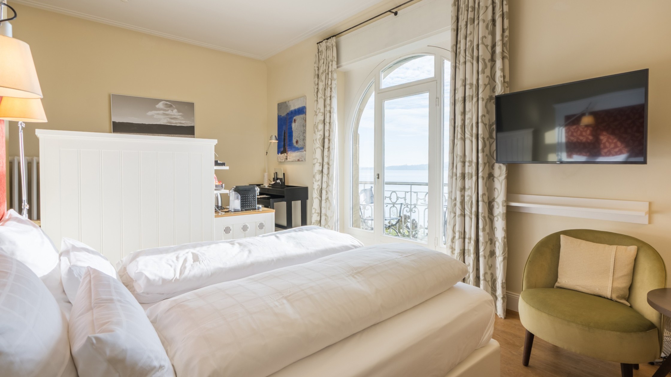 Villa Doppelzimmer Superior Blick ins Zimmer